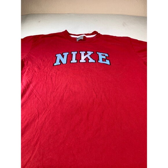 Vintage Nike silver label t shirt XXL red - Picture 2 of 9